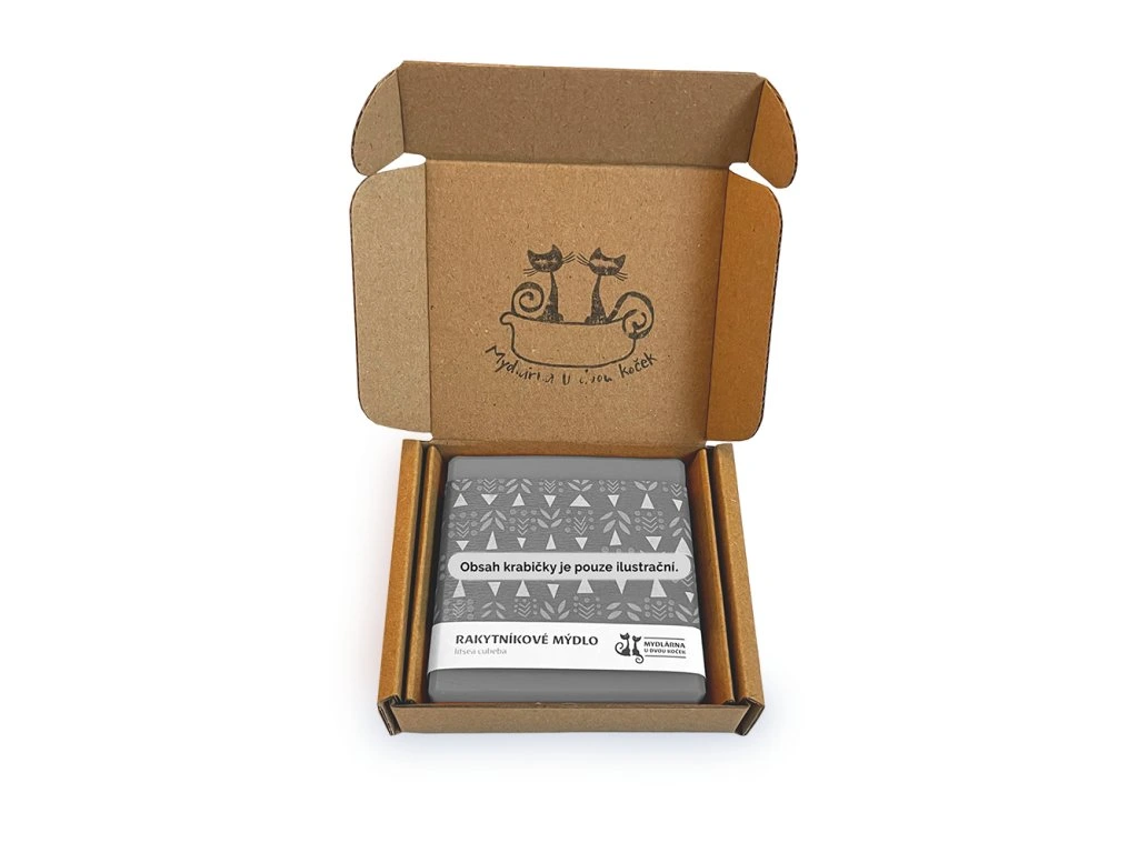 Dárková krabička na jedno mýdlo